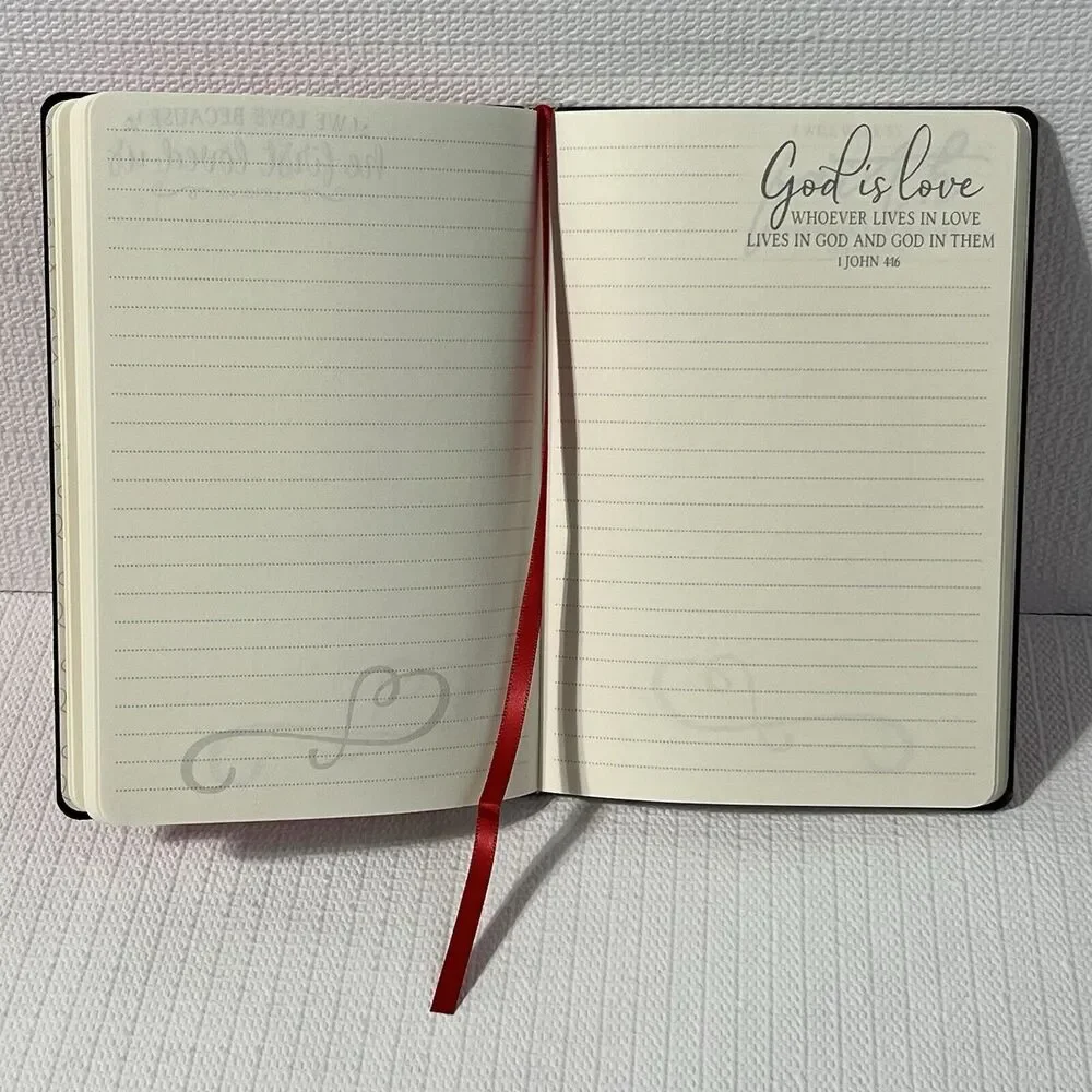 Eccolo Amazing Grace Hardcover Notebook Journal Lined Pink Gold